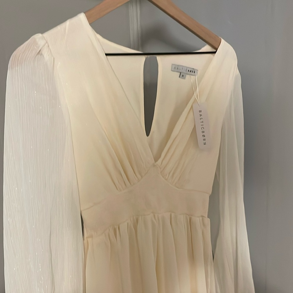 Baltic Born White Shimmery Dress